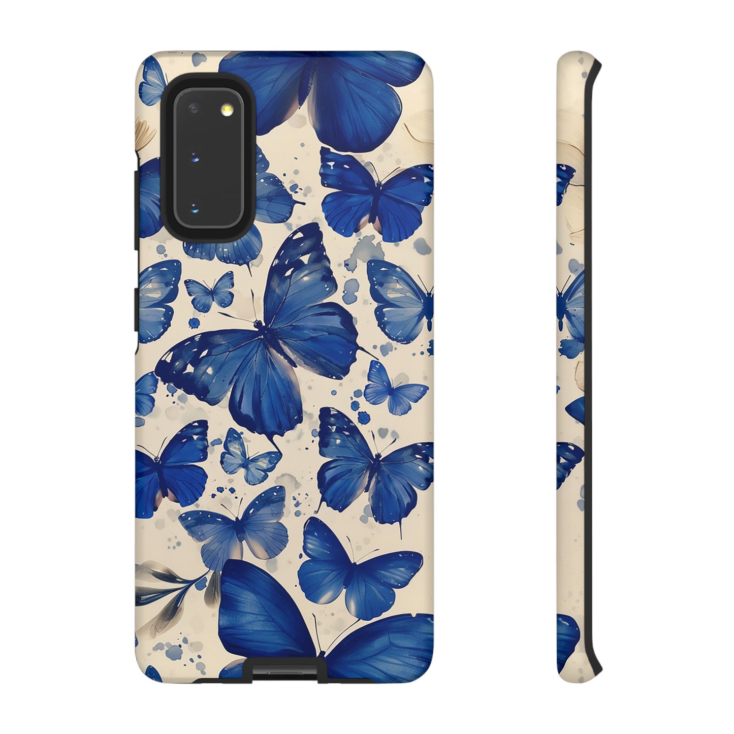 Blue Butterfly Tough Phone Case