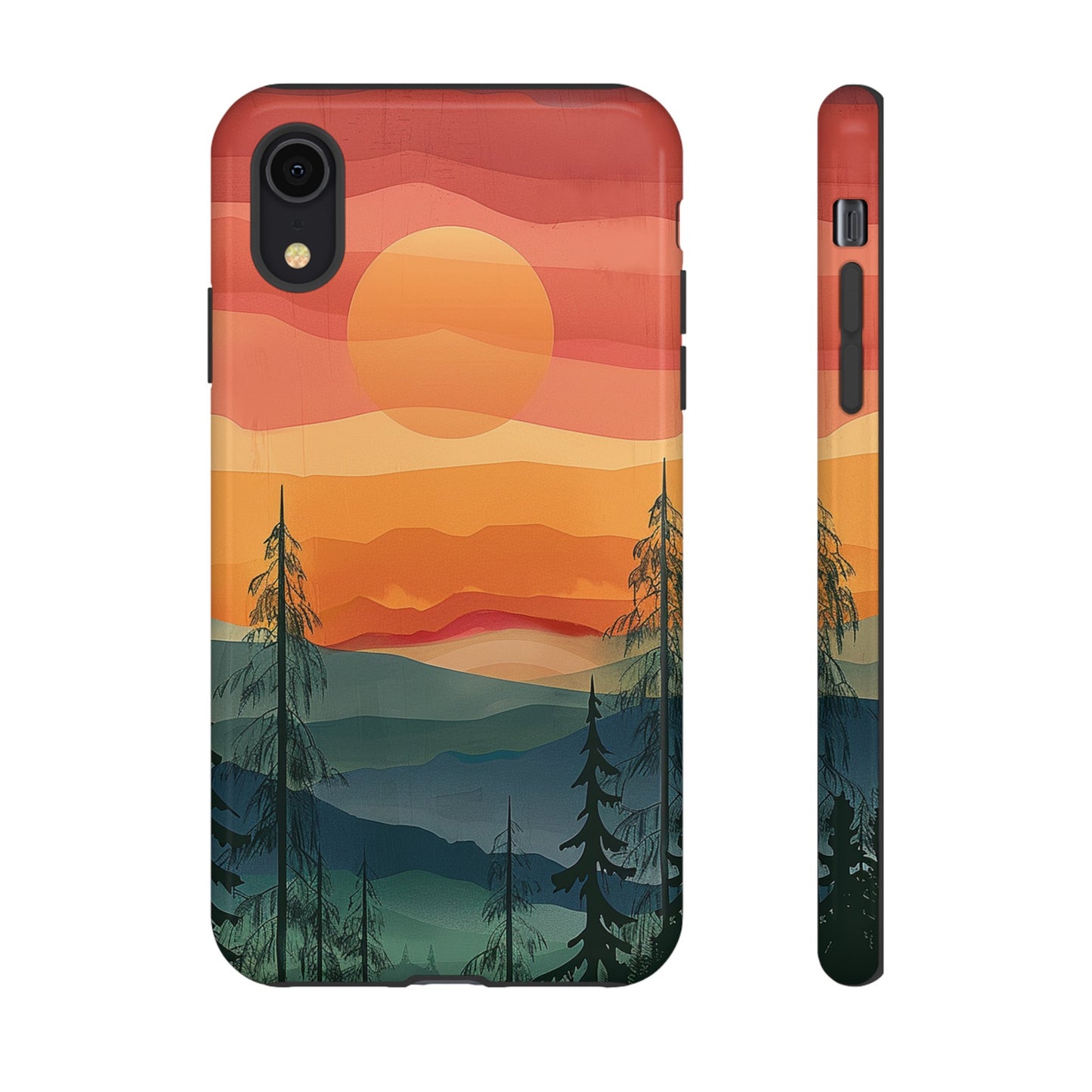 Forest Sunset Tough Phone Case