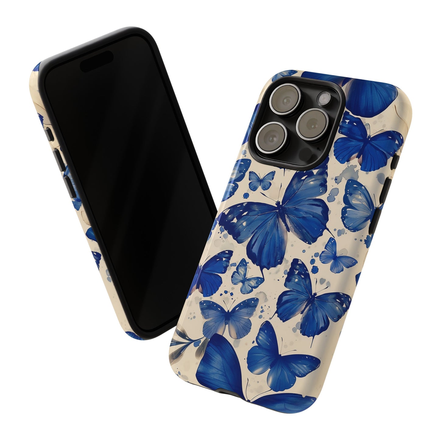 Blue Butterfly Tough Phone Case