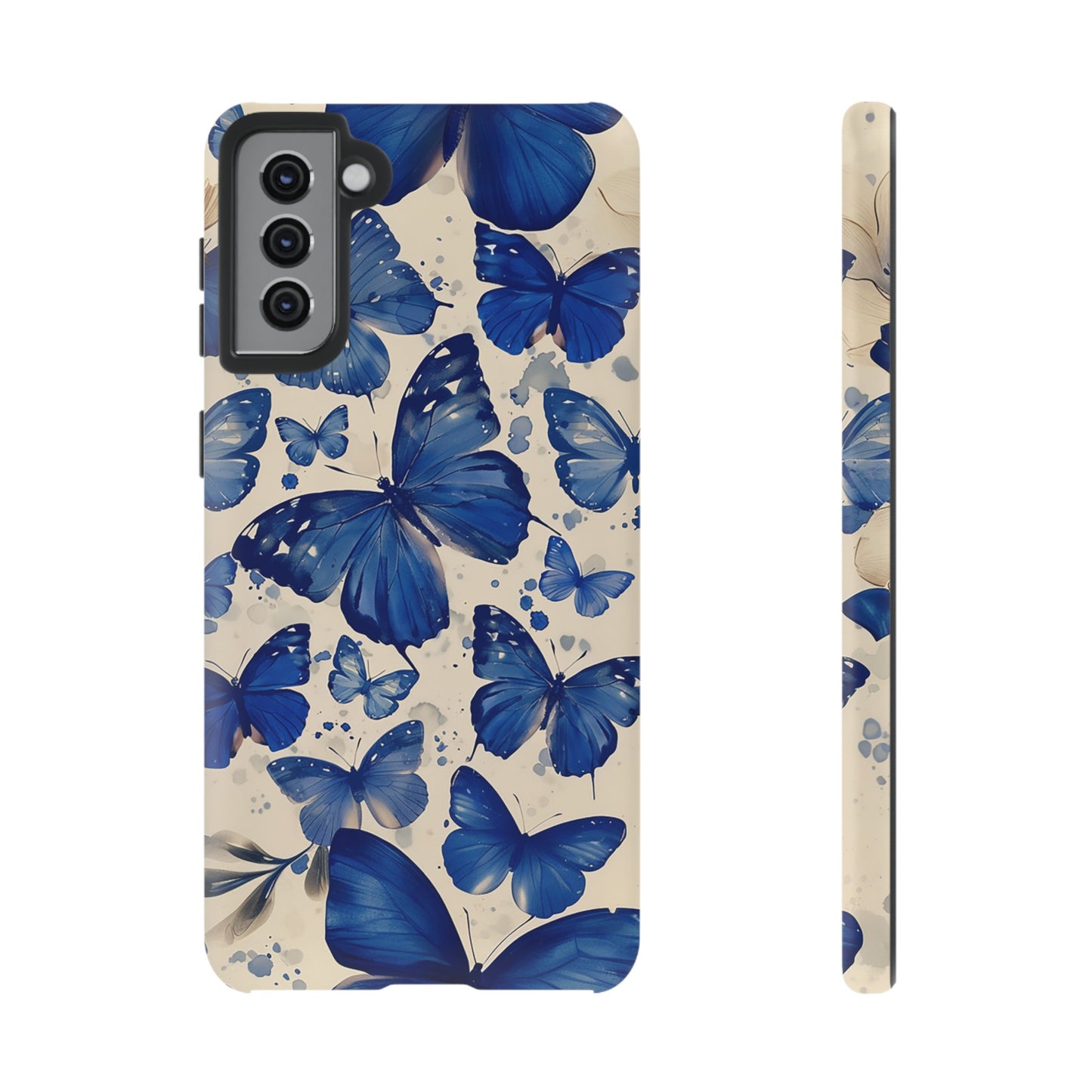 Blue Butterfly Tough Phone Case