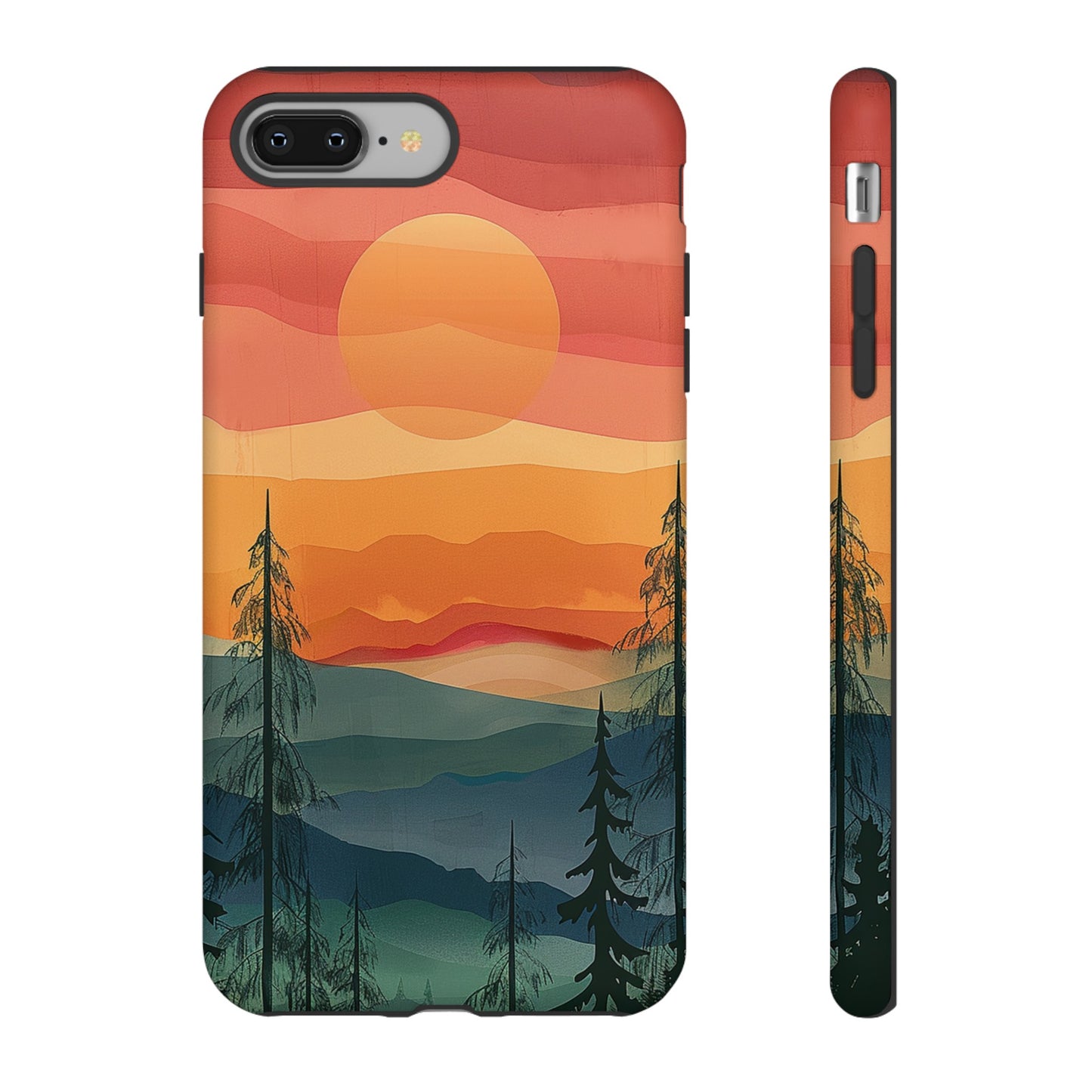 Forest Sunset Tough Phone Case