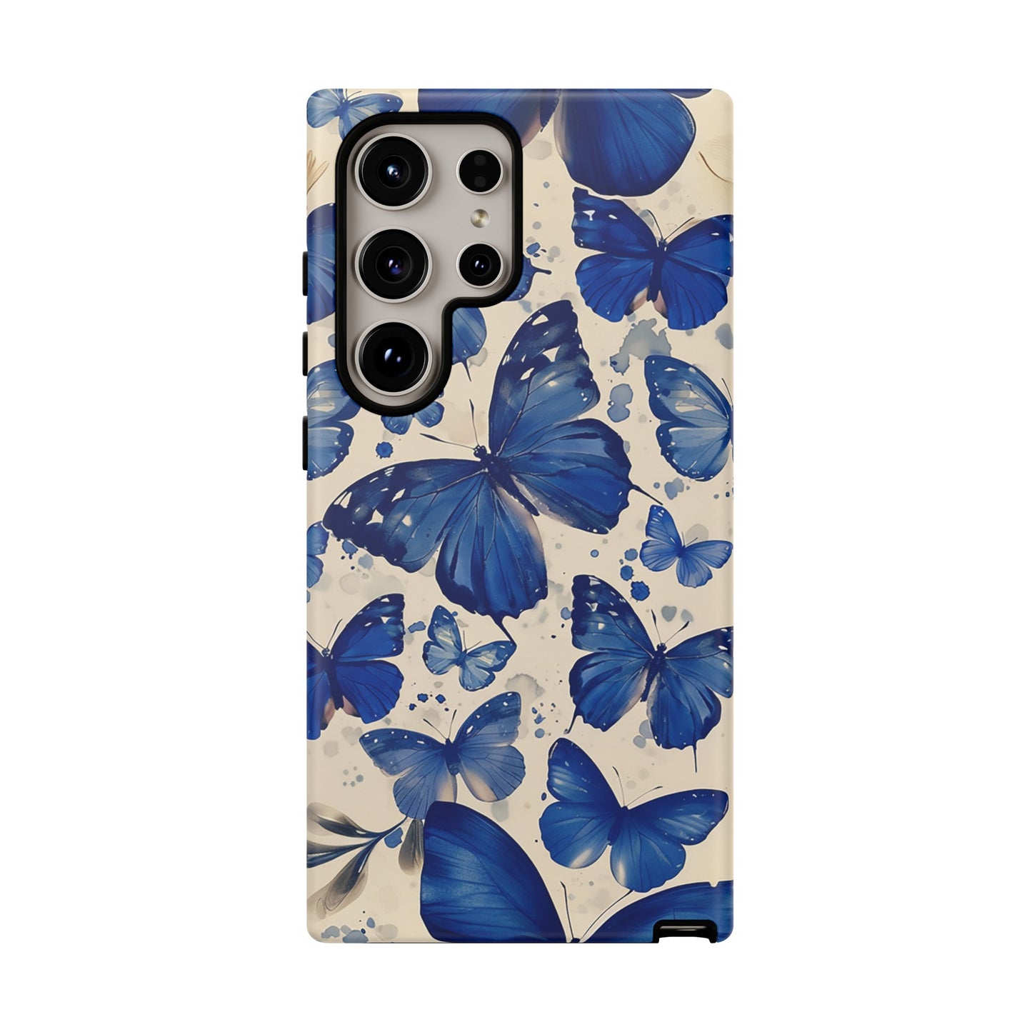 Blue Butterfly Tough Phone Case