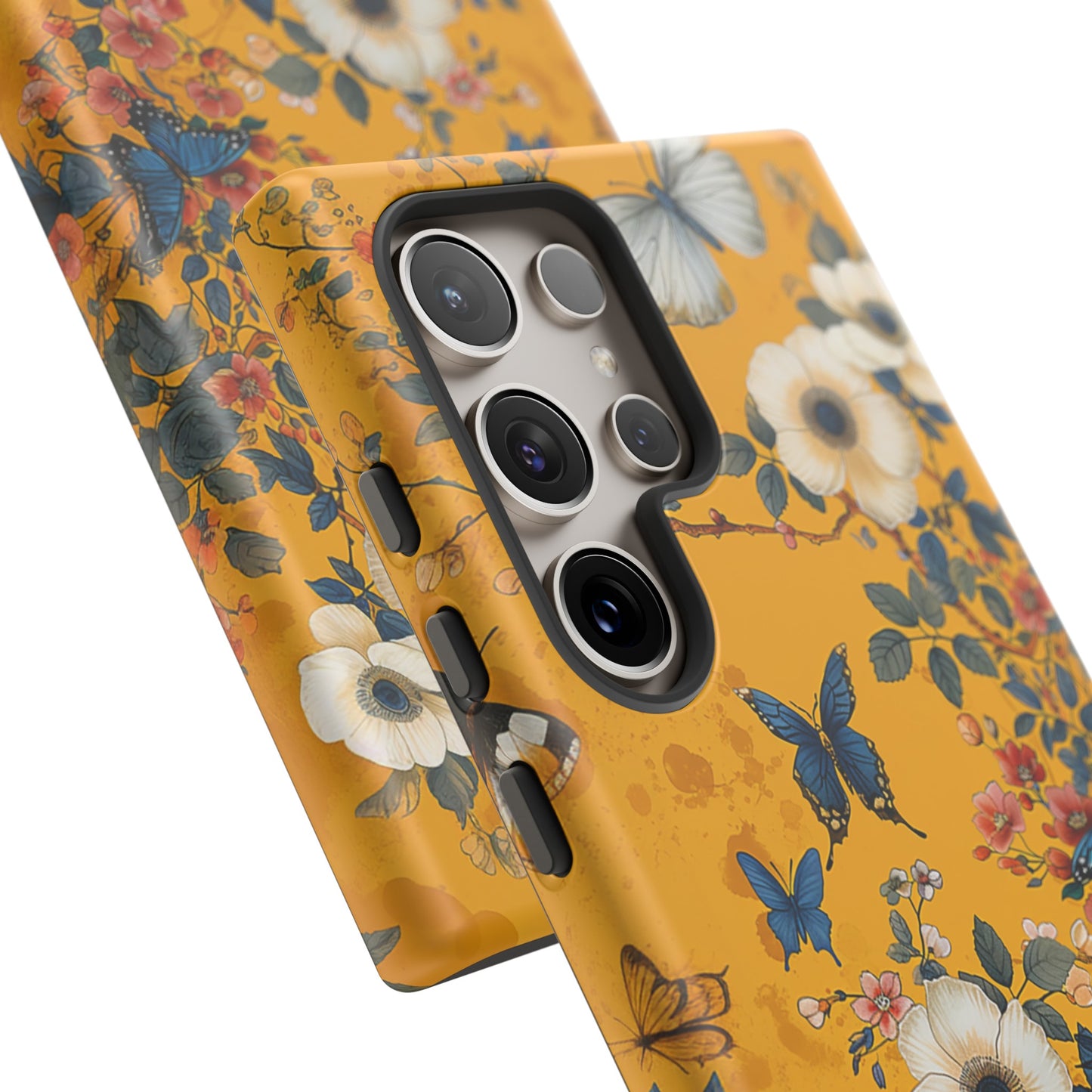 Yellow Floral Tough Phone Case