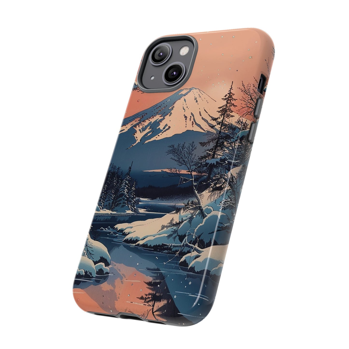 Snow Covered Mountain Tough Phone Case