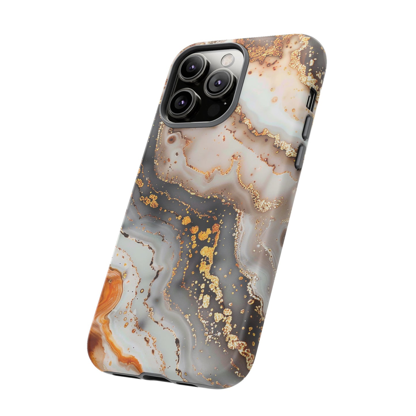 Gold Agate Tough Phone Case