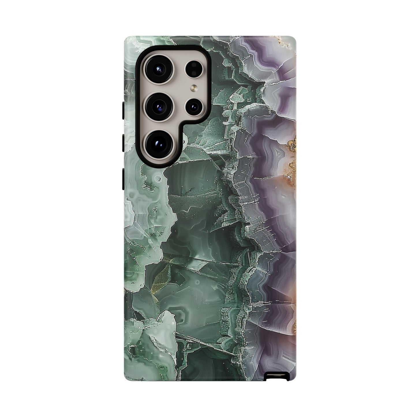 Emerald and Amethyst Tough Phone Case