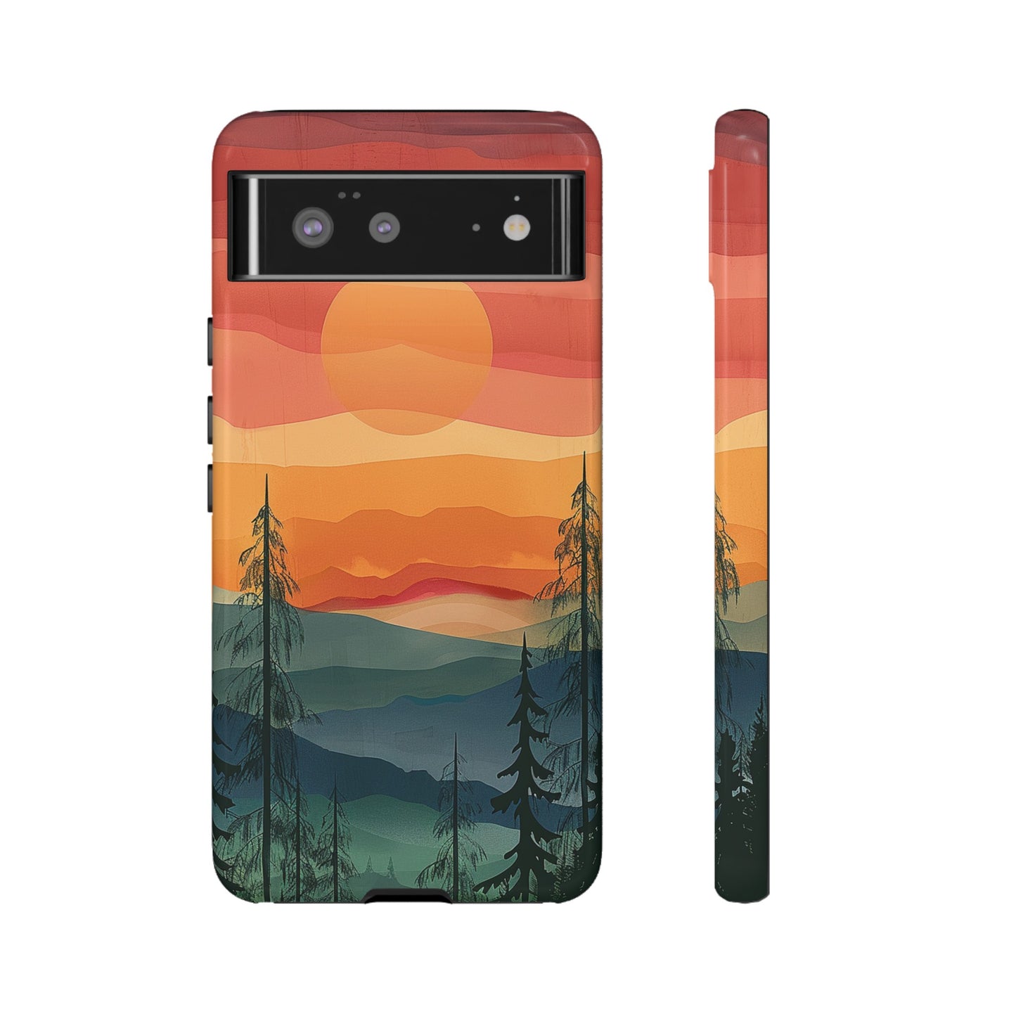 Forest Sunset Tough Phone Case