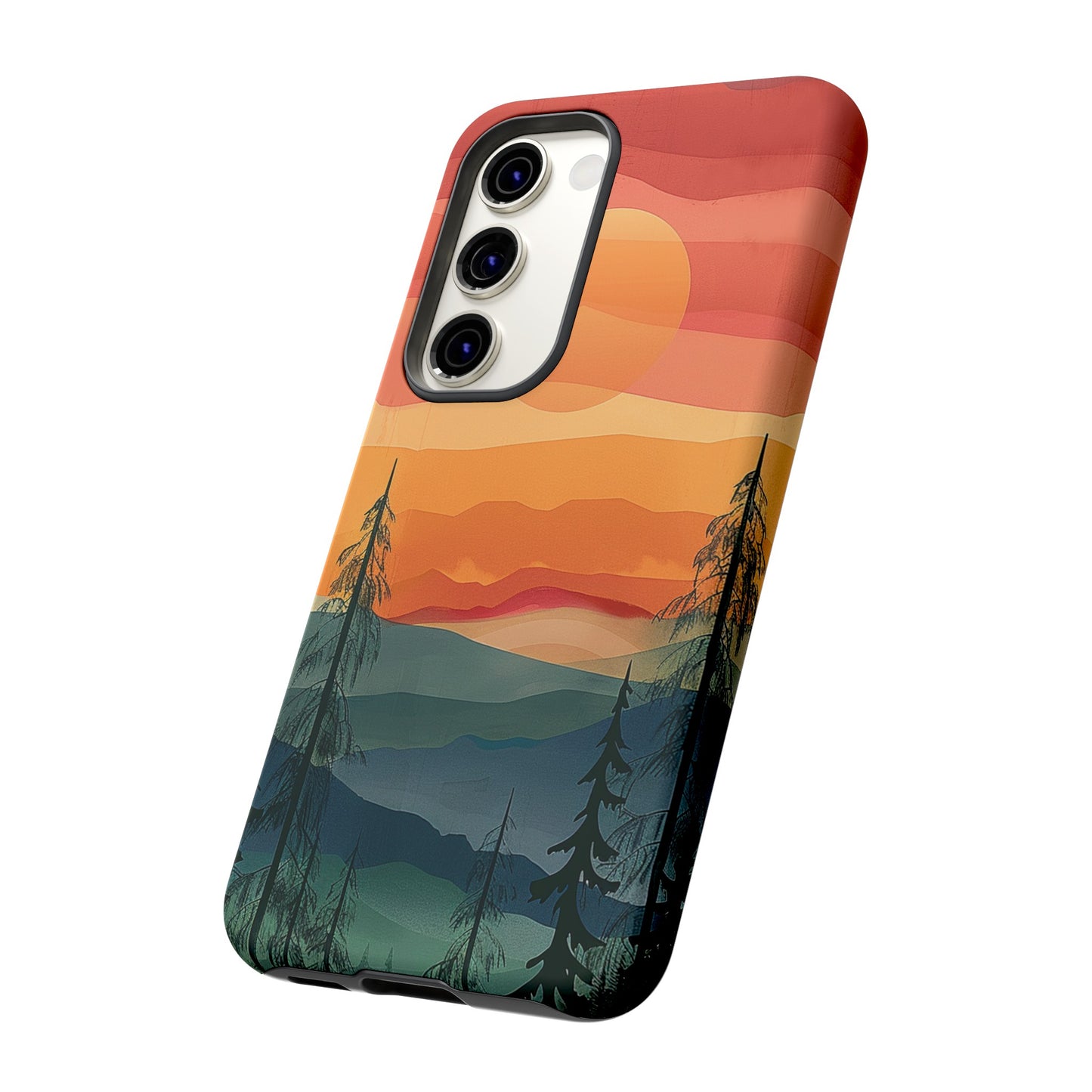 Forest Sunset Tough Phone Case