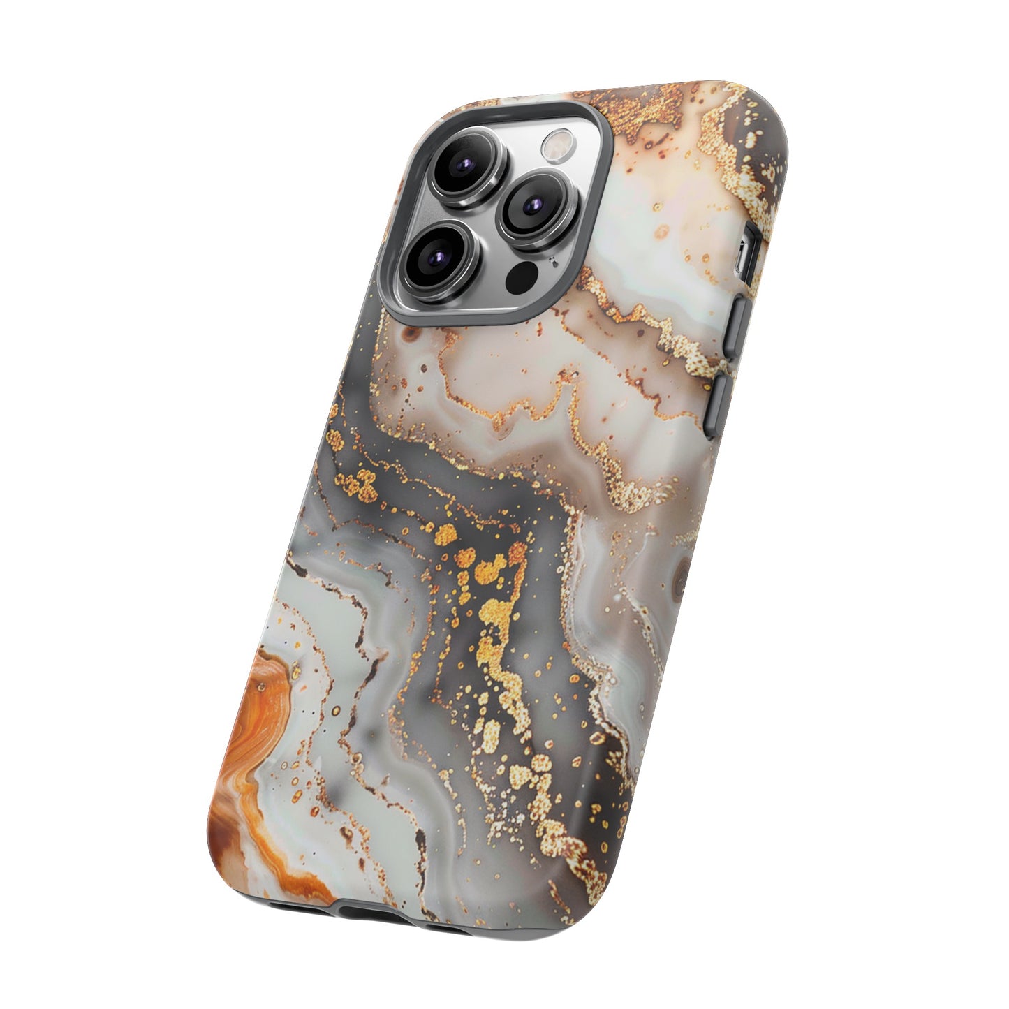 Gold Agate Tough Phone Case