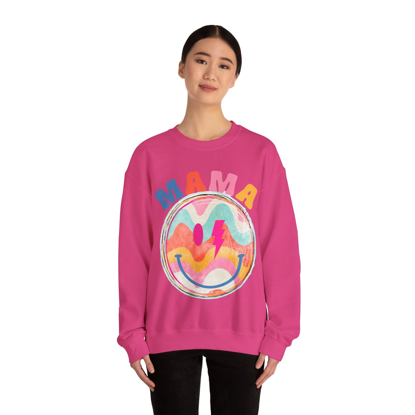 Retro 70's MAMA Unisex Crewneck Sweatshirt