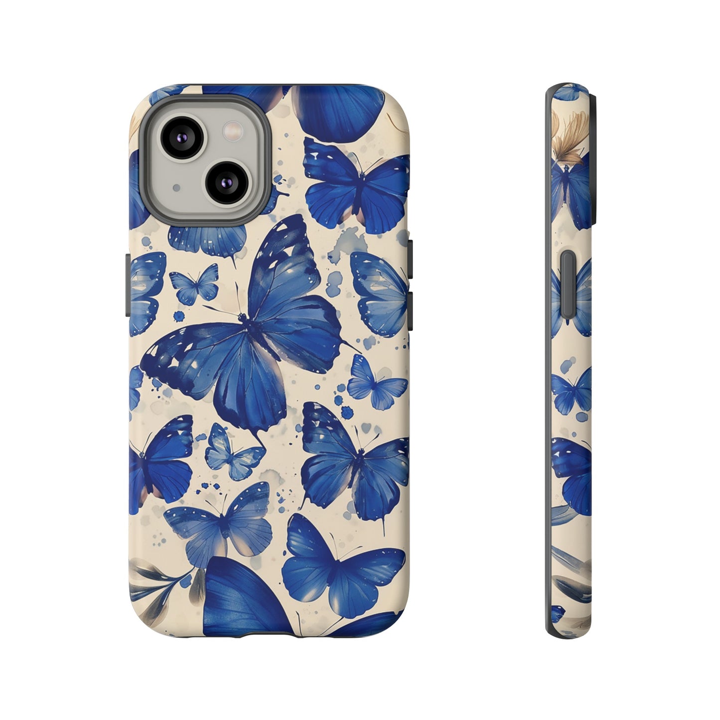 Blue Butterfly Tough Phone Case