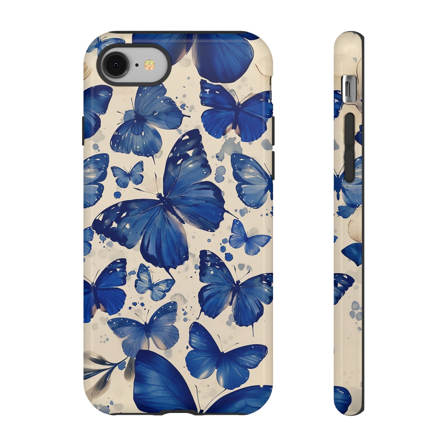 Blue Butterfly Tough Phone Case