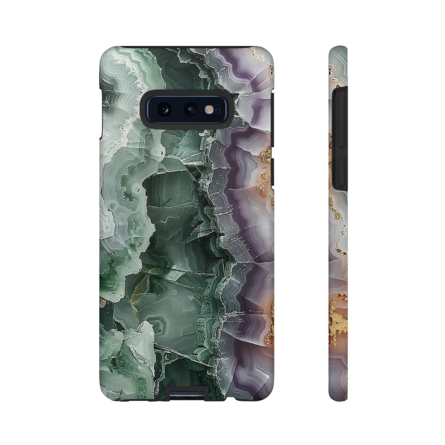 Emerald and Amethyst Tough Phone Case