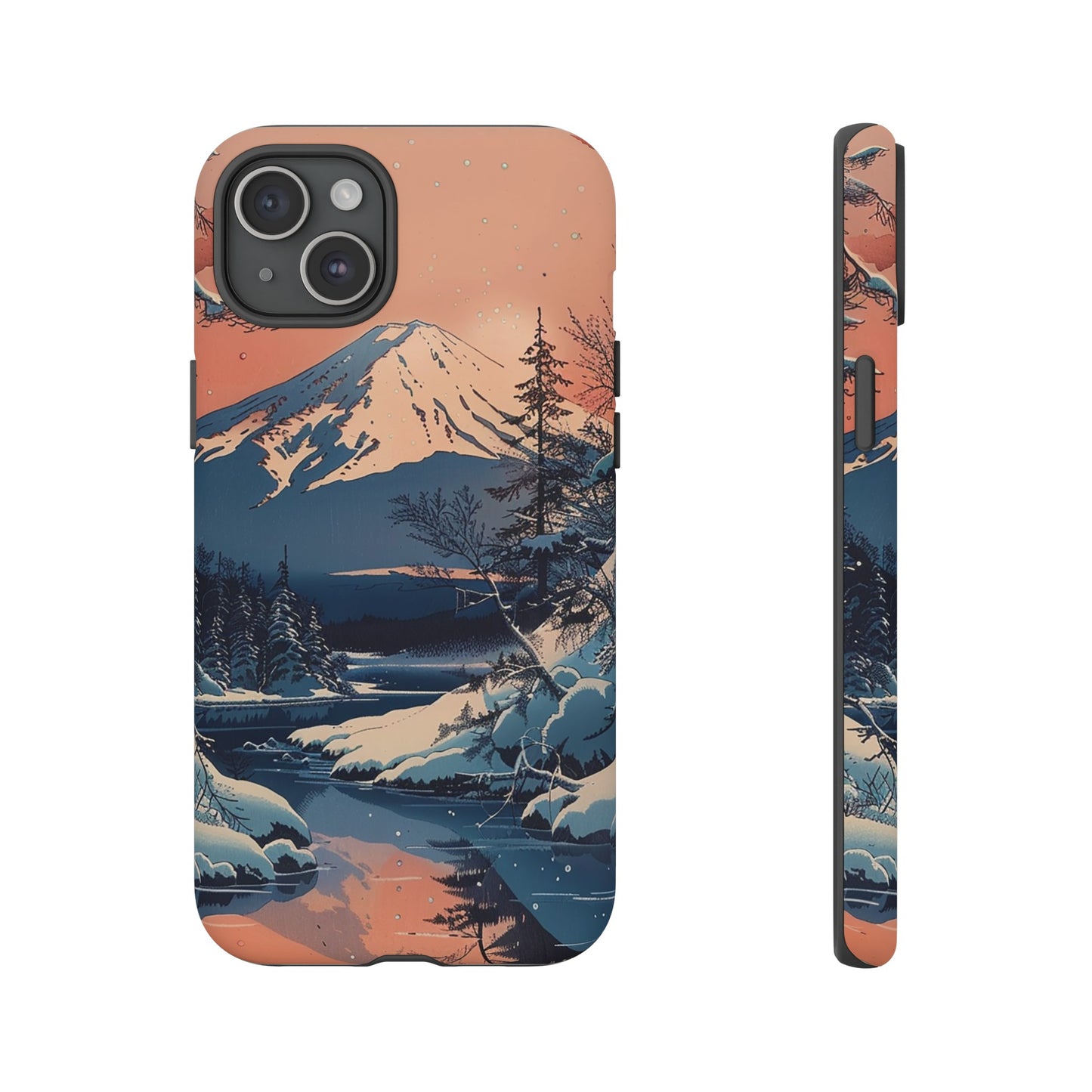 Snow Covered Mountain Tough Phone Case