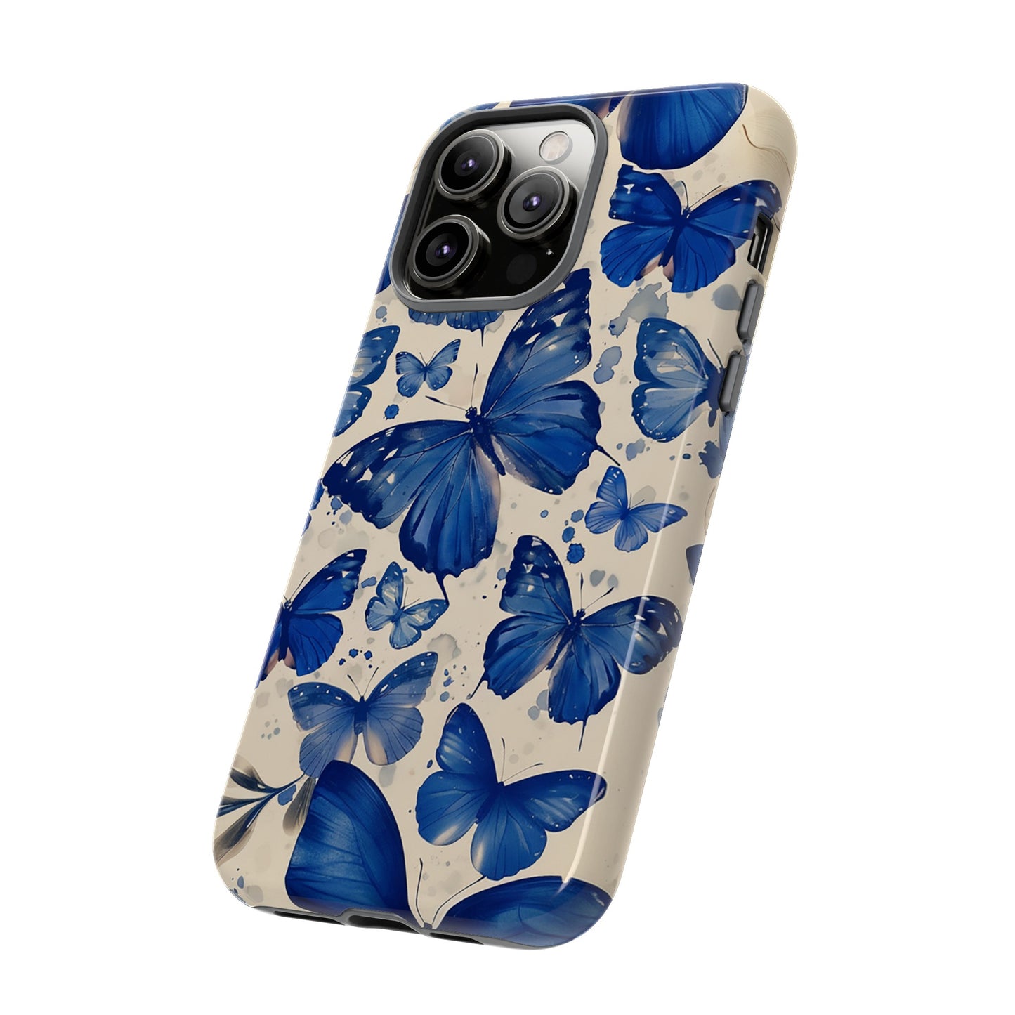 Blue Butterfly Tough Phone Case