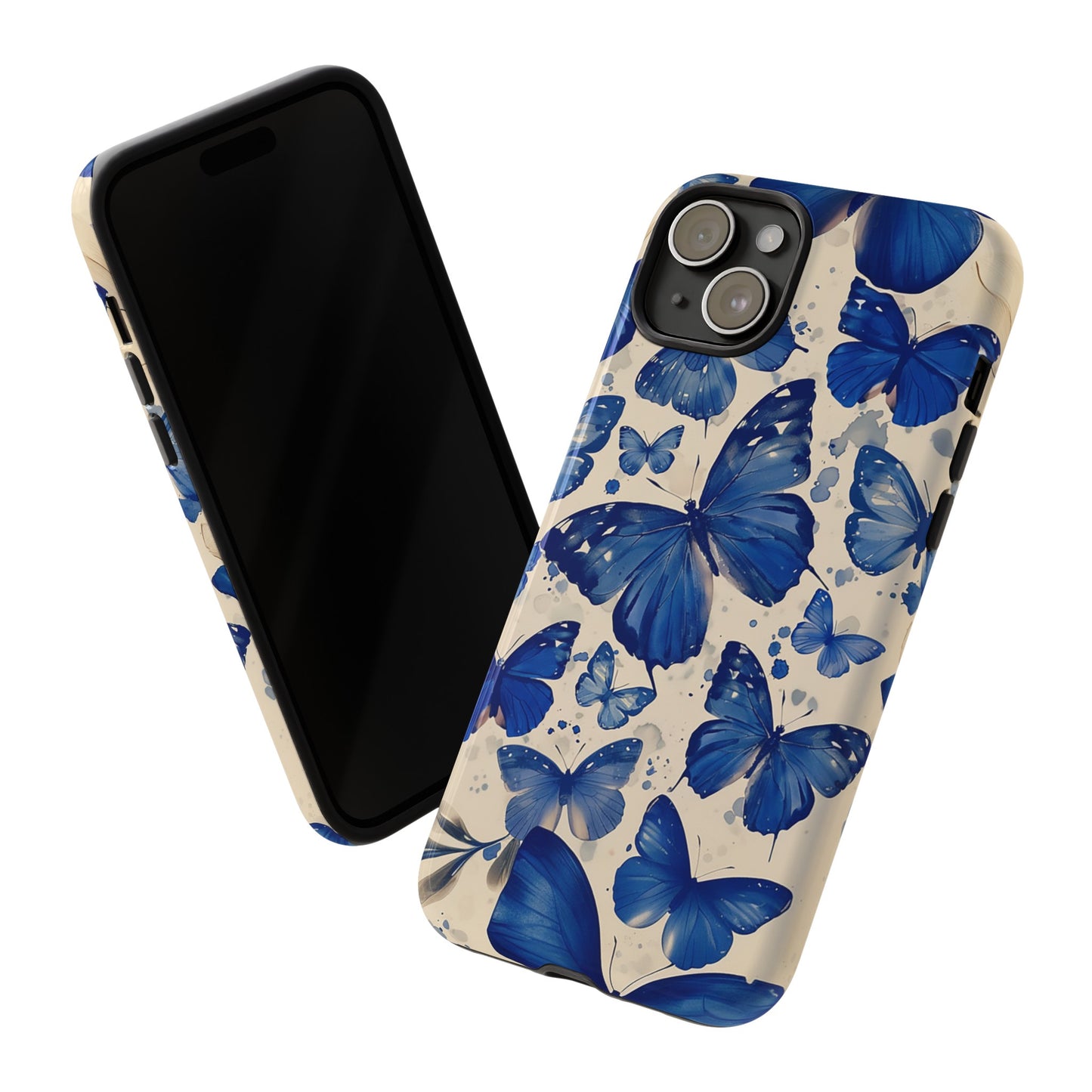 Blue Butterfly Tough Phone Case