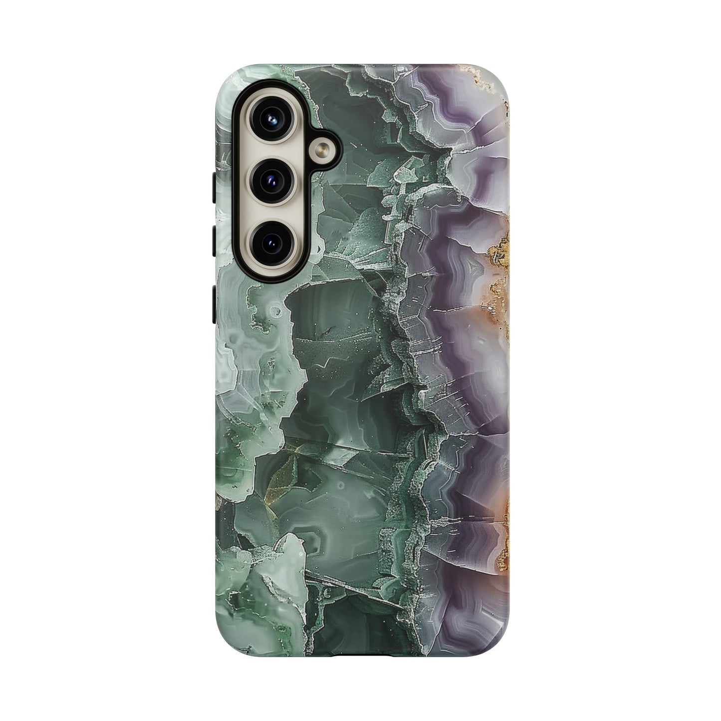 Emerald and Amethyst Tough Phone Case