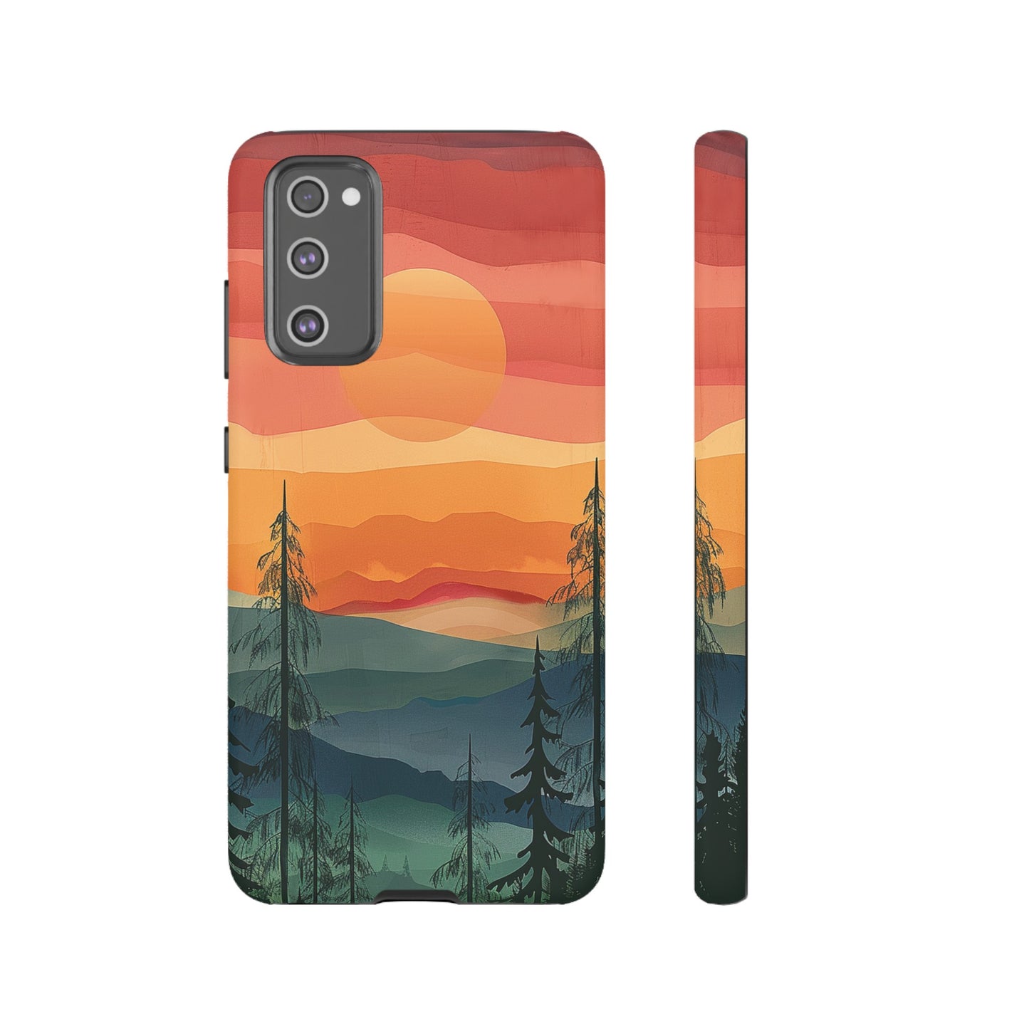 Forest Sunset Tough Phone Case