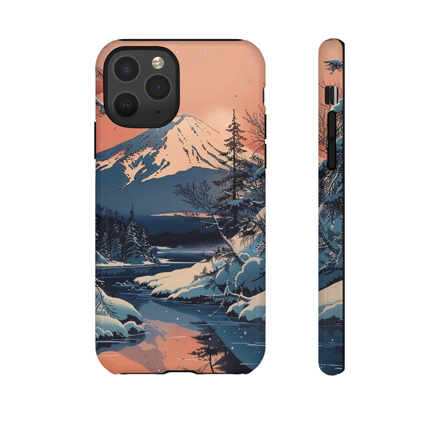 Snow Covered Mountain Tough Phone Case