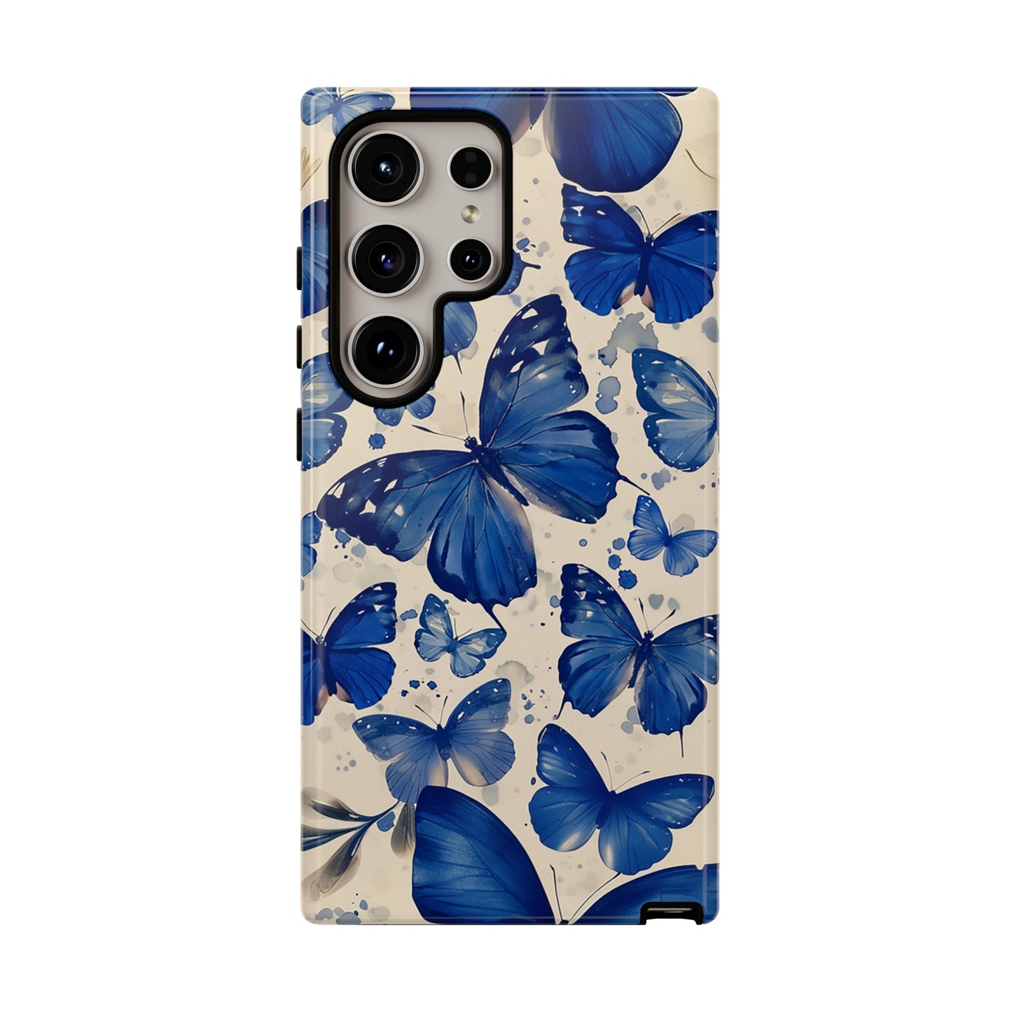 Blue Butterfly Tough Phone Case