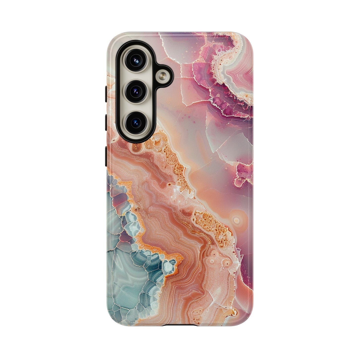 Pink Agate Tough Phone Case