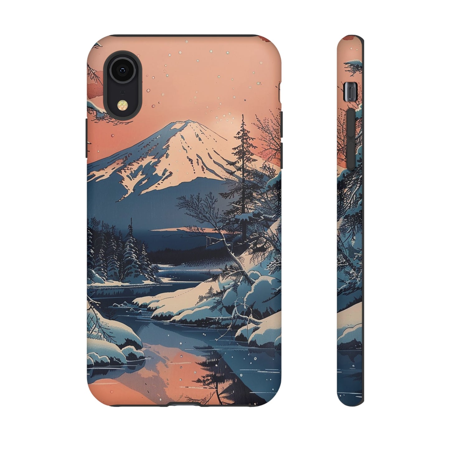 Snow Covered Mountain Tough Phone Case