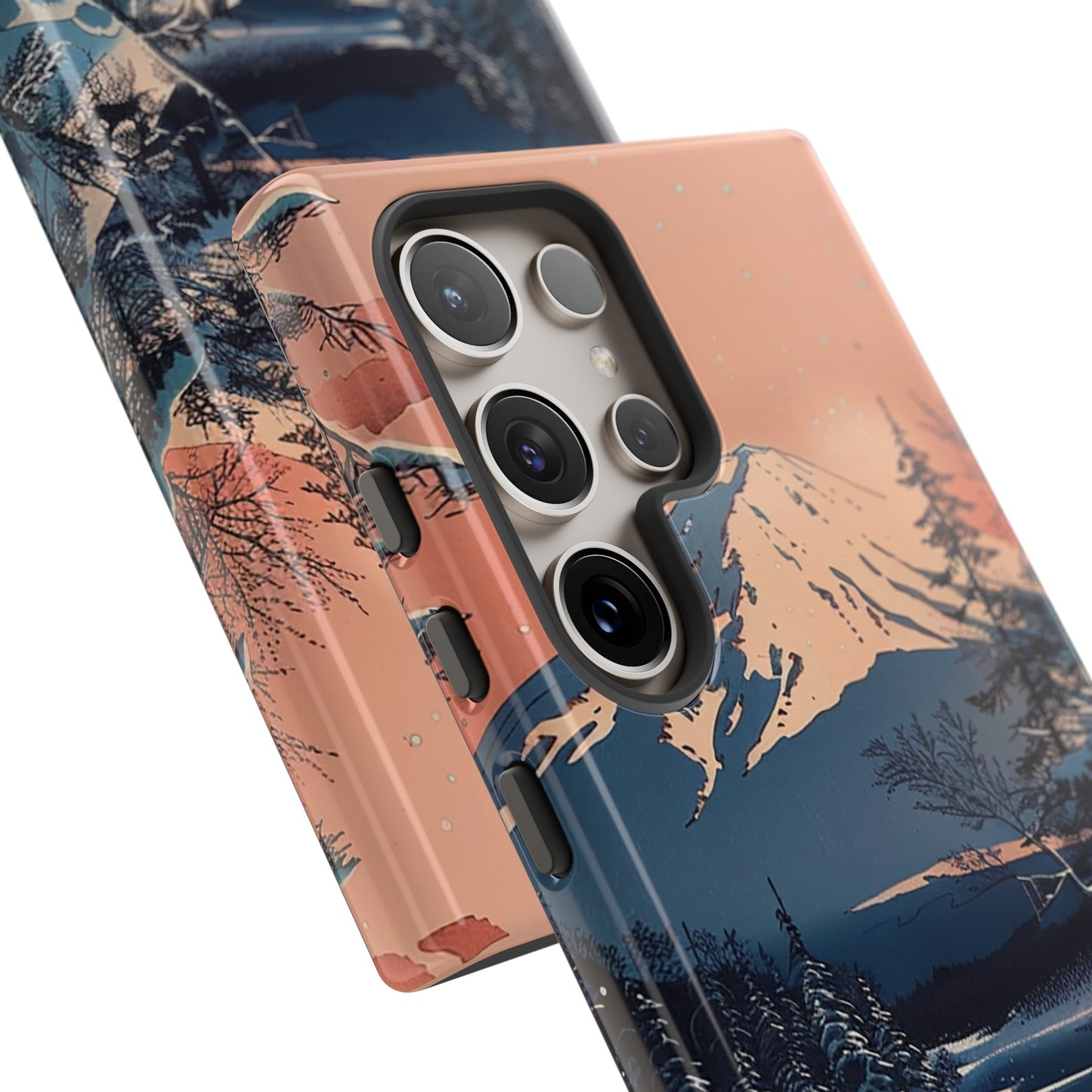 Snow Covered Mountain Tough Phone Case