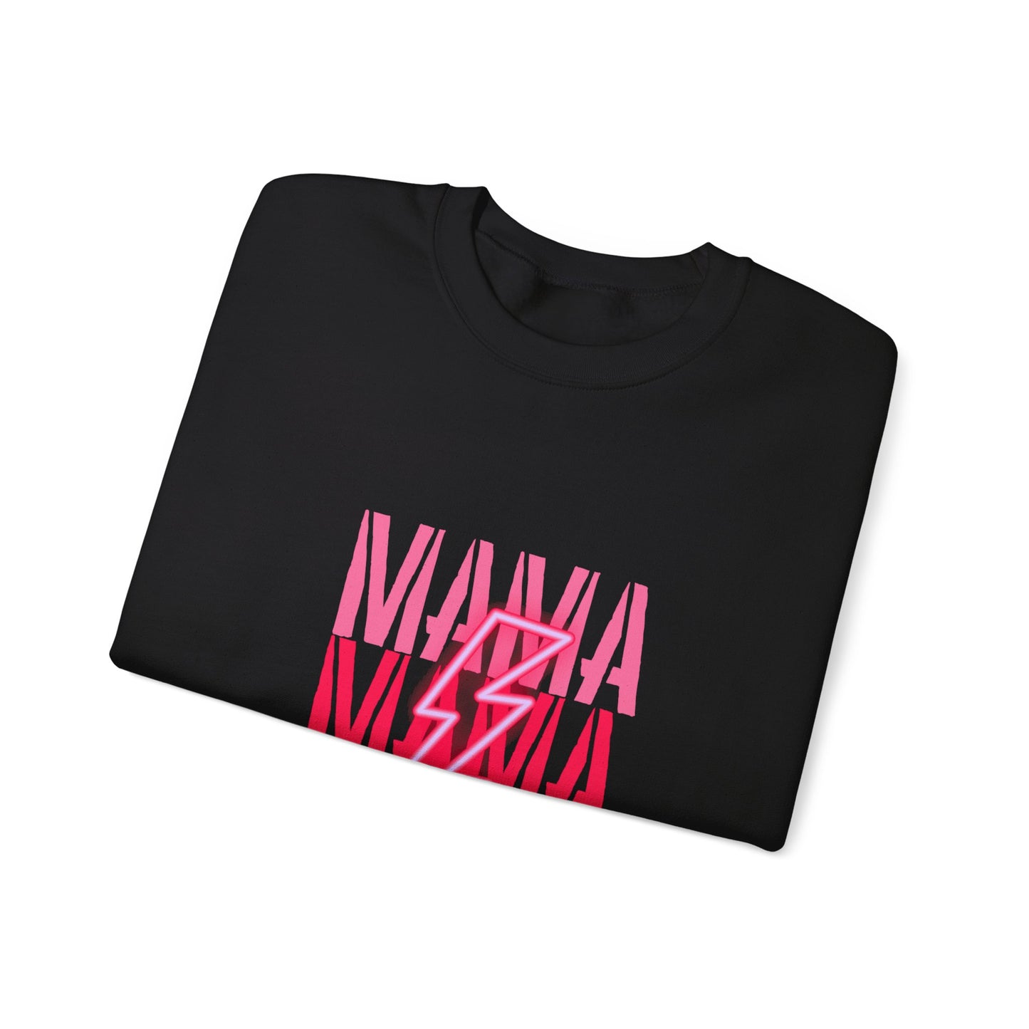 MAMA Lighting Bolt Unisex Heavy Blend™ Crewneck Sweatshirt