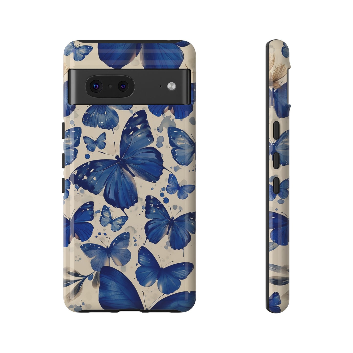 Blue Butterfly Tough Phone Case