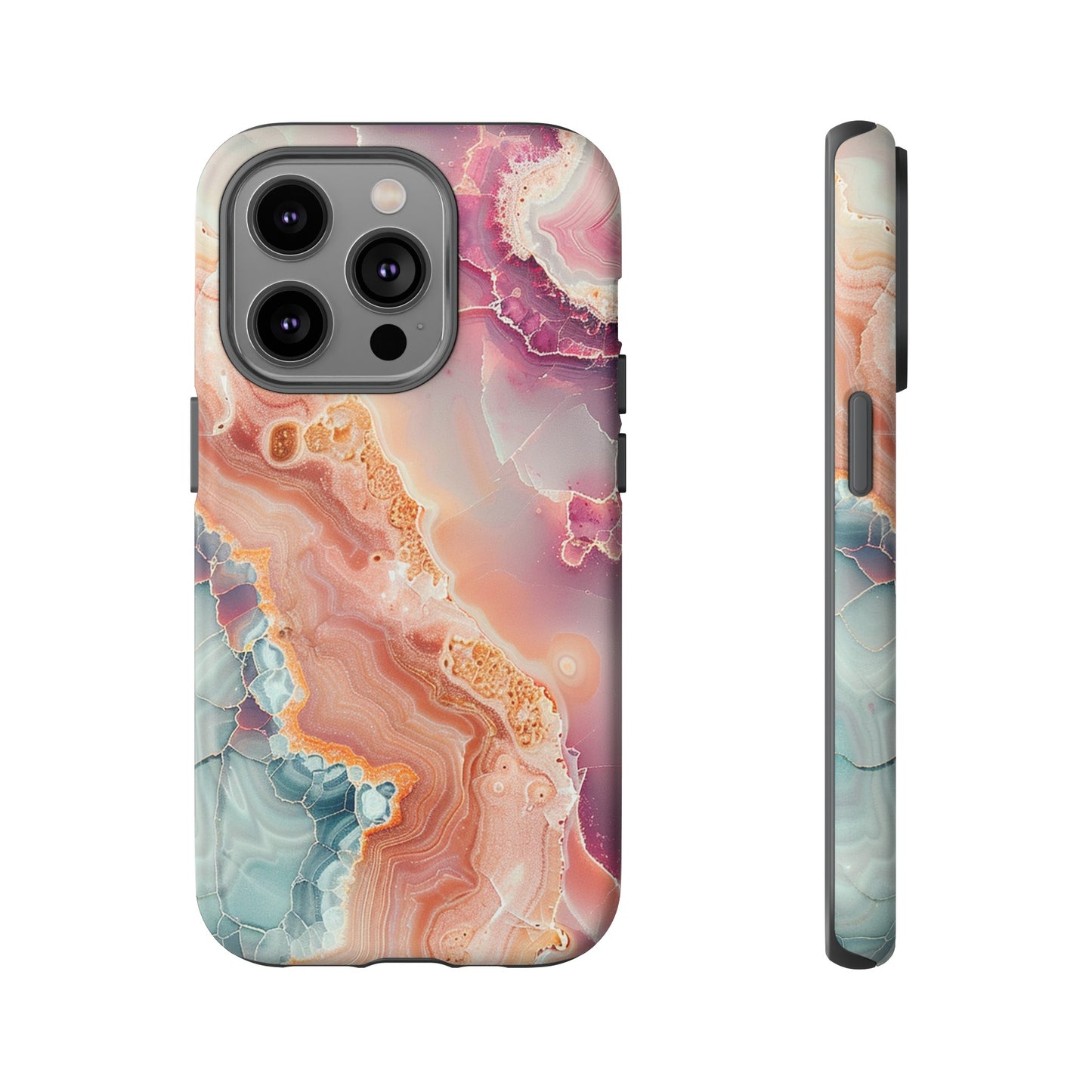 Pink Agate Tough Phone Case