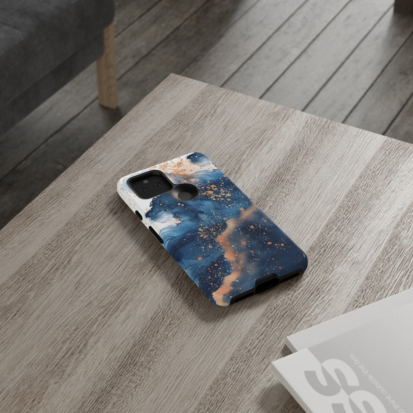 Blue Watercolors Tough Phone Case