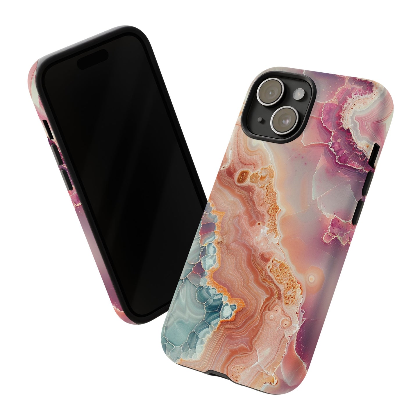 Pink Agate Tough Phone Case