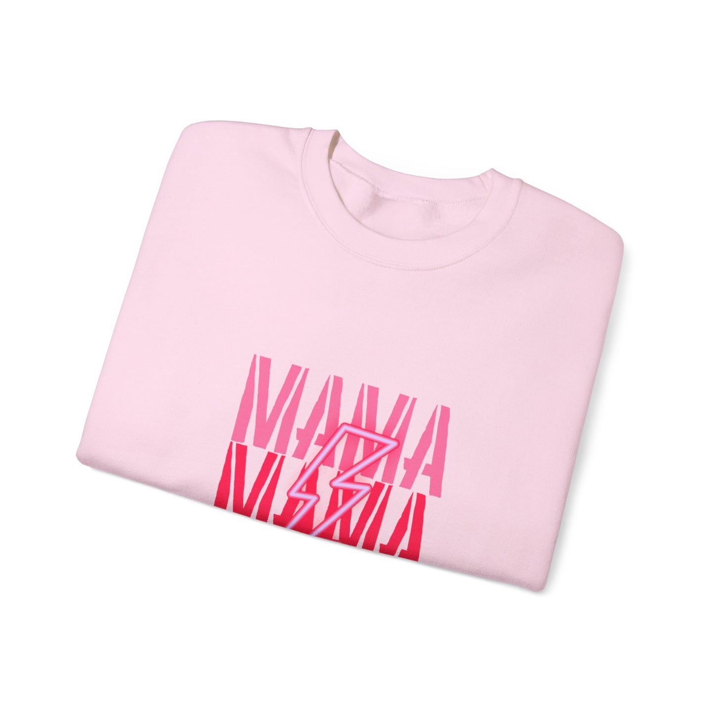 MAMA Lighting Bolt Unisex Heavy Blend™ Crewneck Sweatshirt