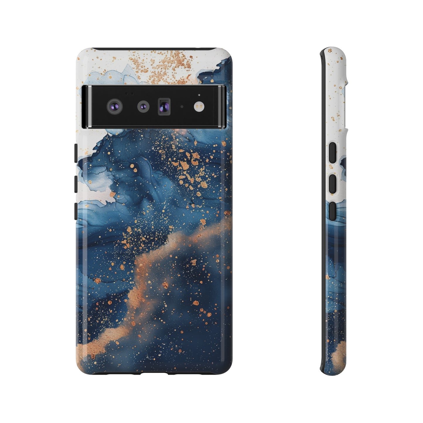 Blue Watercolors Tough Phone Case