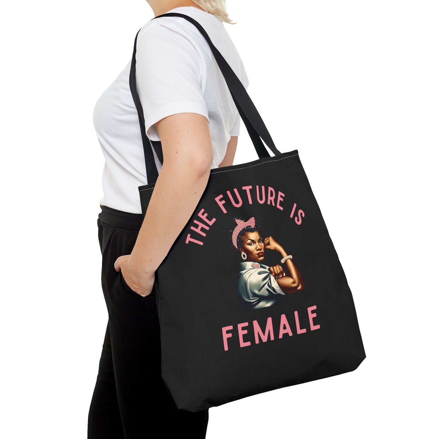 4 The Future is Female Black Tote Bag