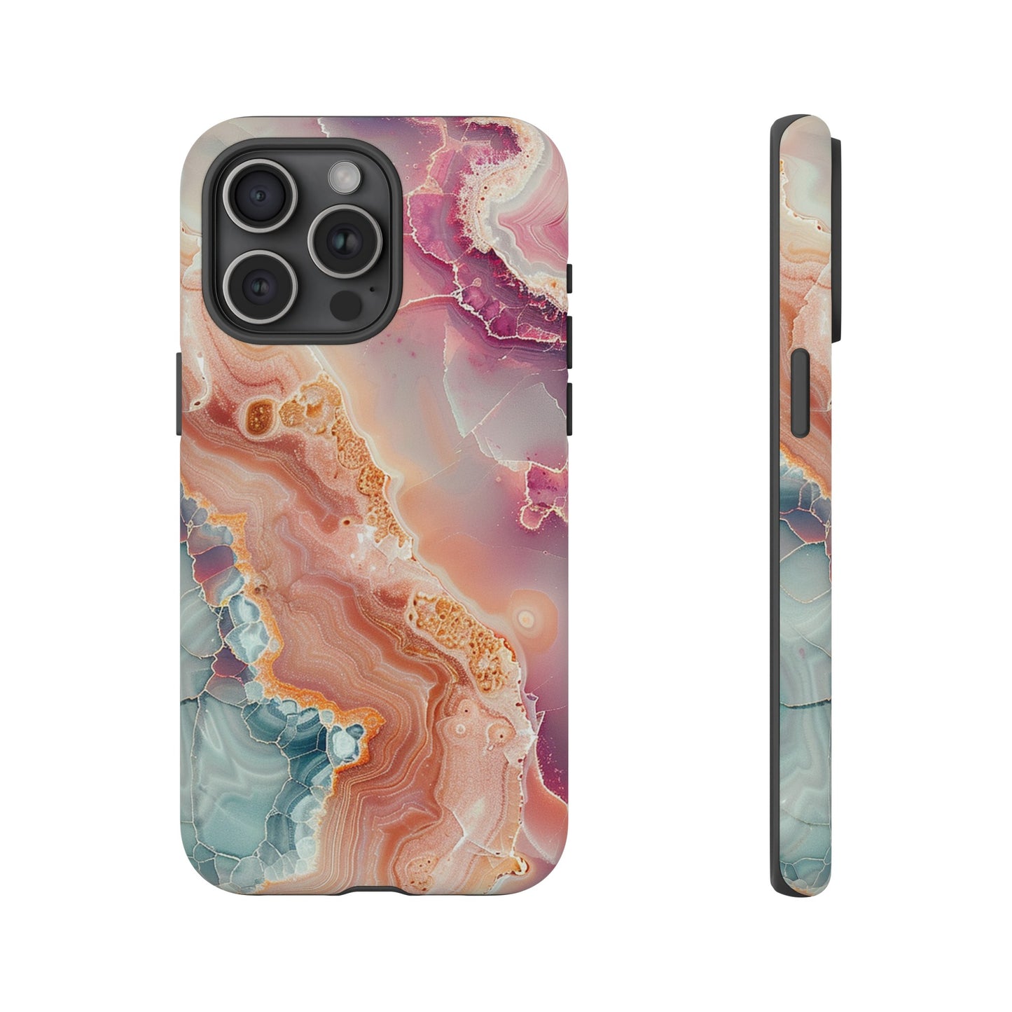 Pink Agate Tough Phone Case