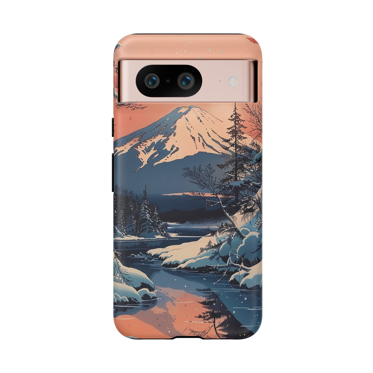 Snow Covered Mountain Tough Phone Case