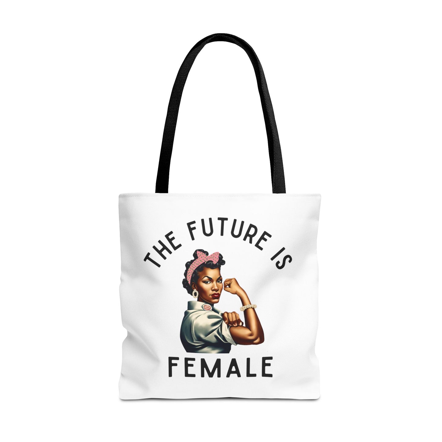 5 The Future is Female White Tote Bag