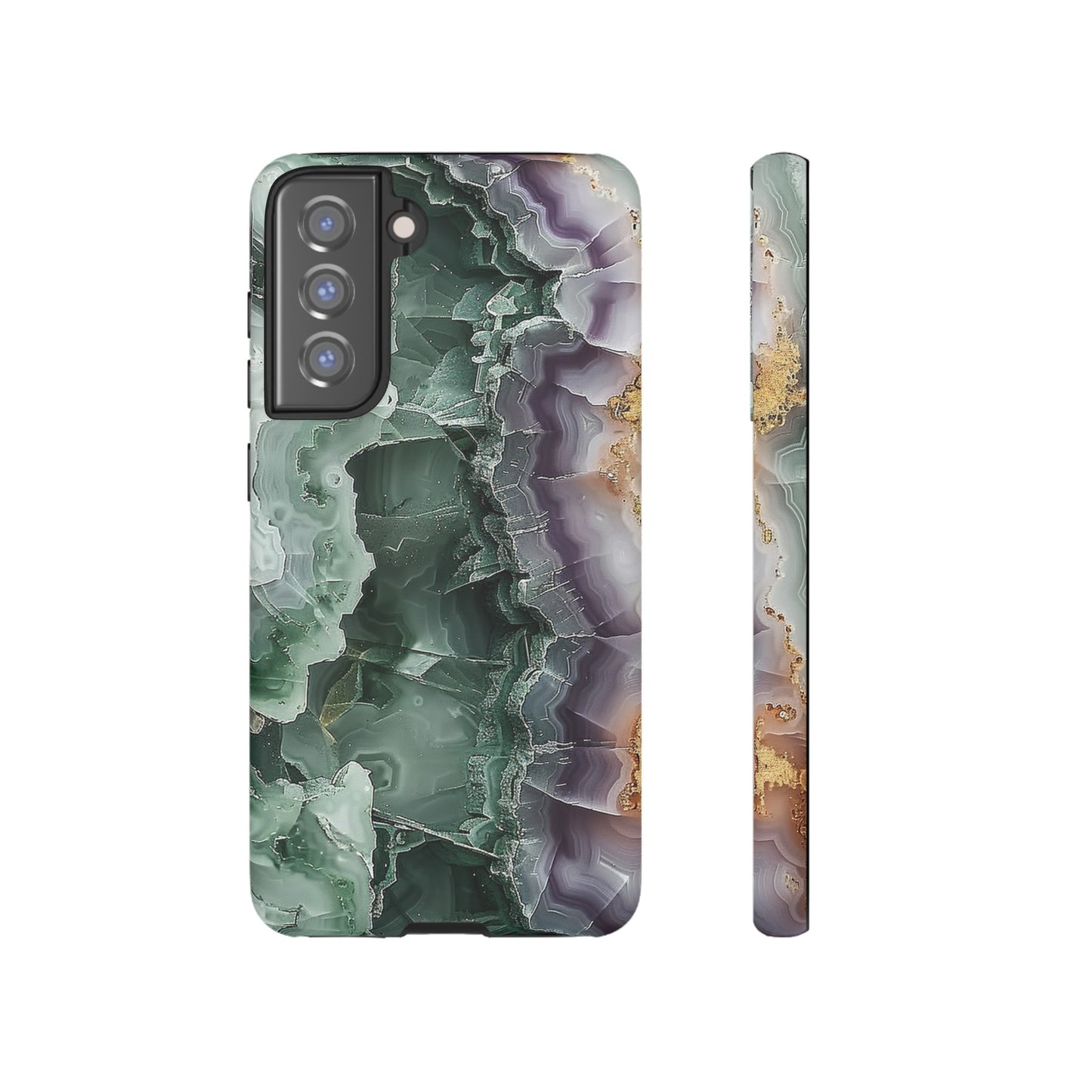 Emerald and Amethyst Tough Phone Case