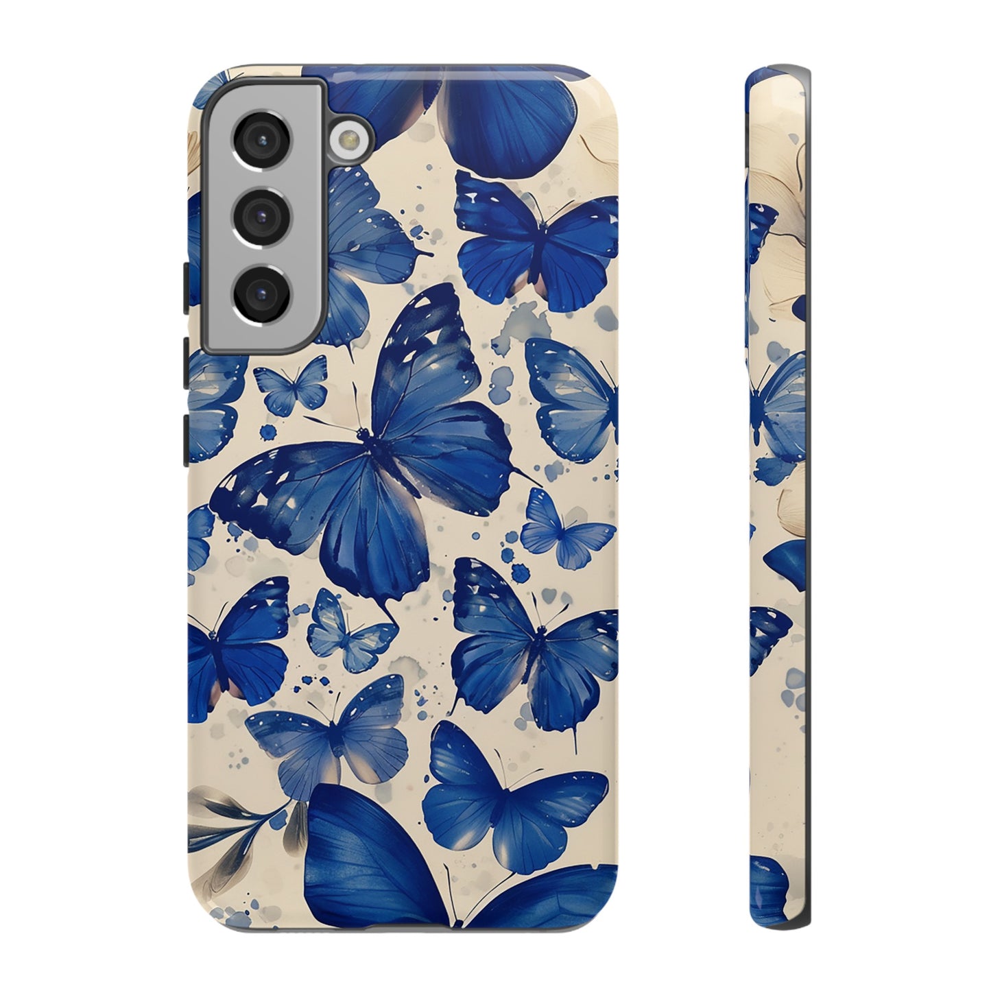 Blue Butterfly Tough Phone Case