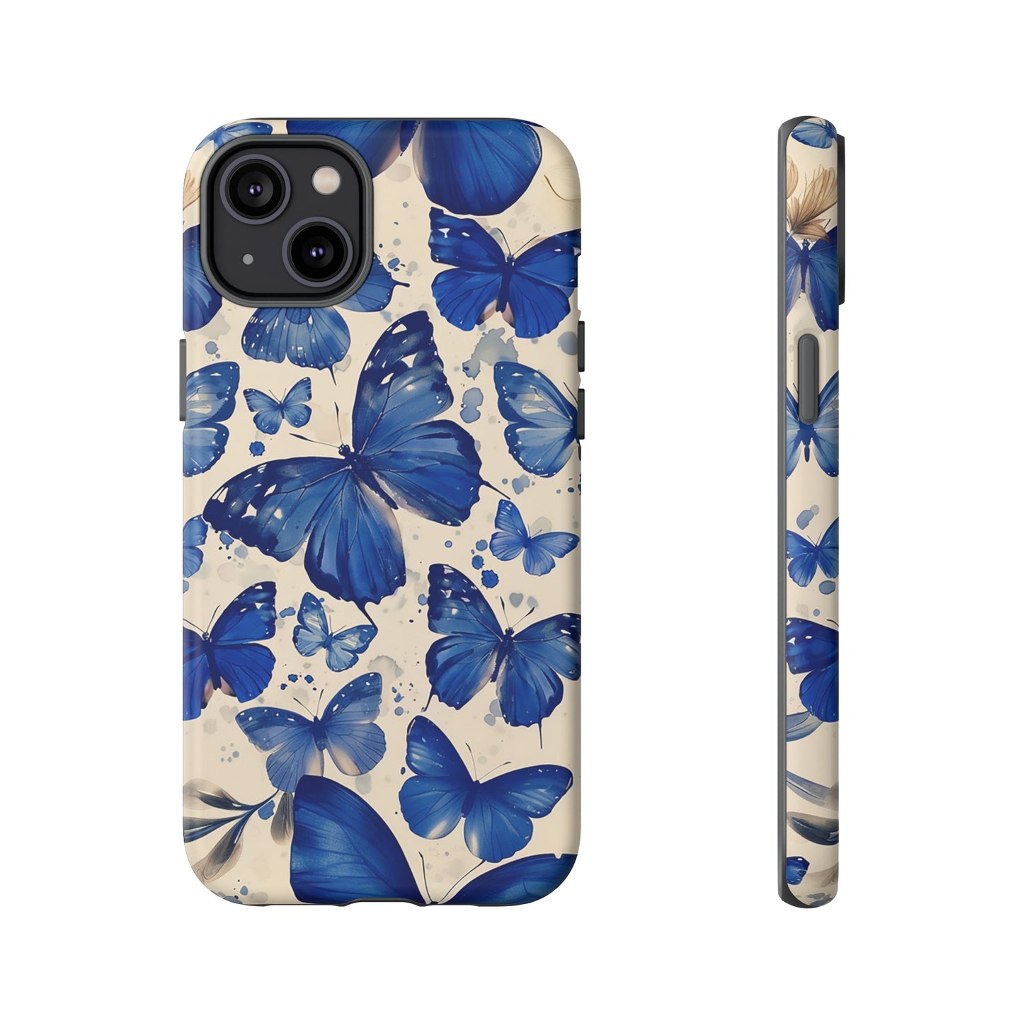 Blue Butterfly Tough Phone Case