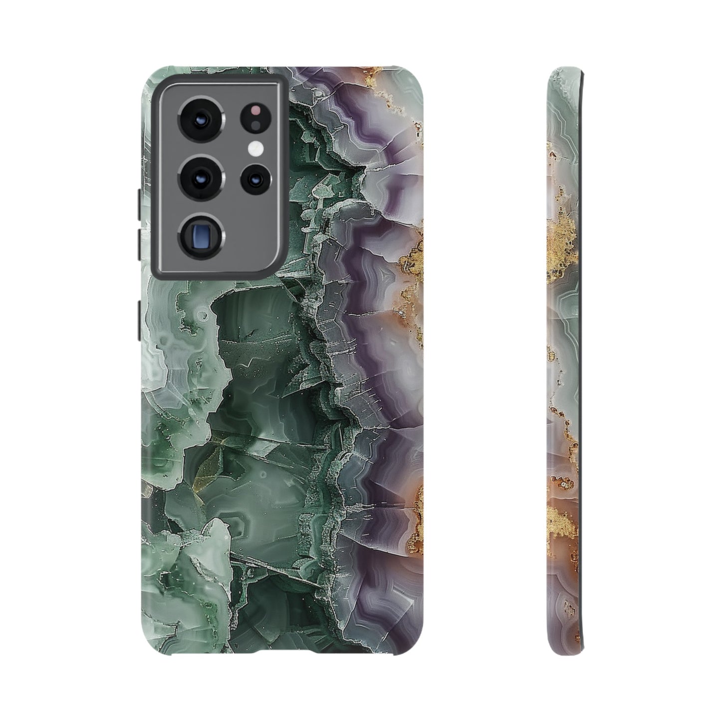 Emerald and Amethyst Tough Phone Case