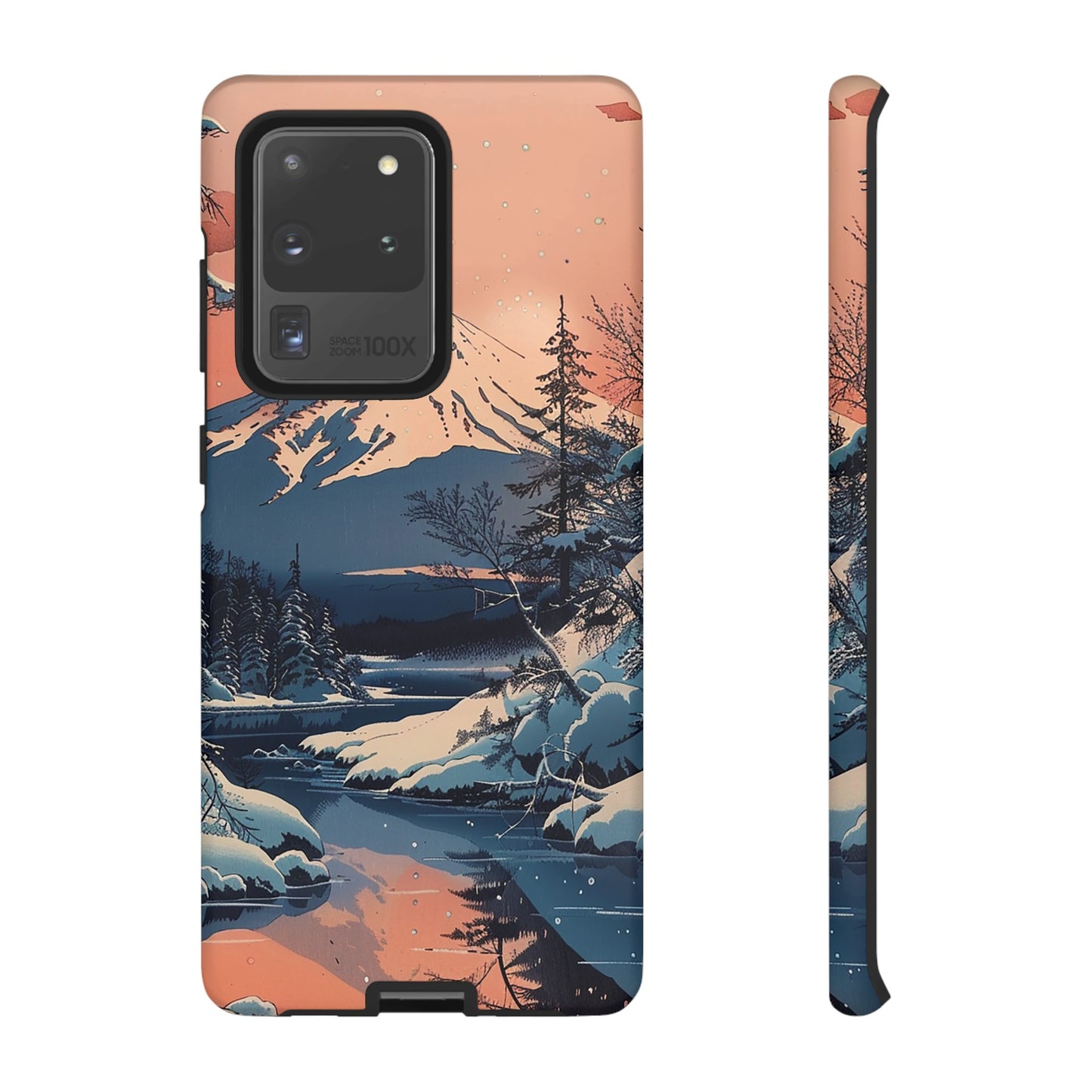 Snow Covered Mountain Tough Phone Case