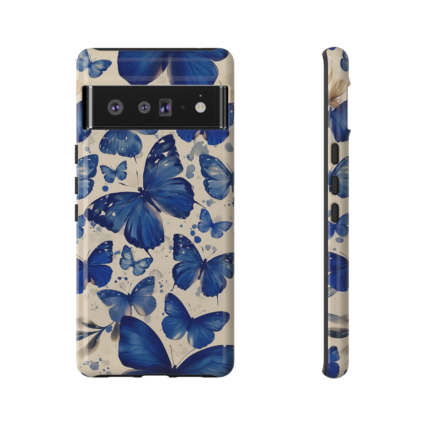 Blue Butterfly Tough Phone Case