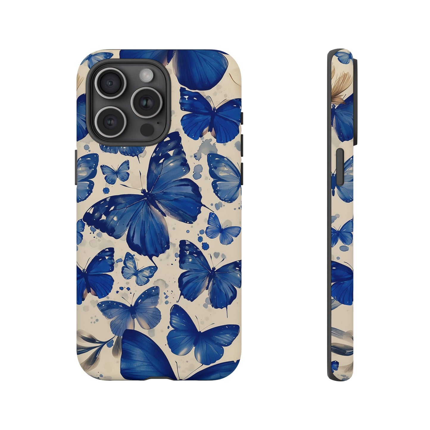 Blue Butterfly Tough Phone Case