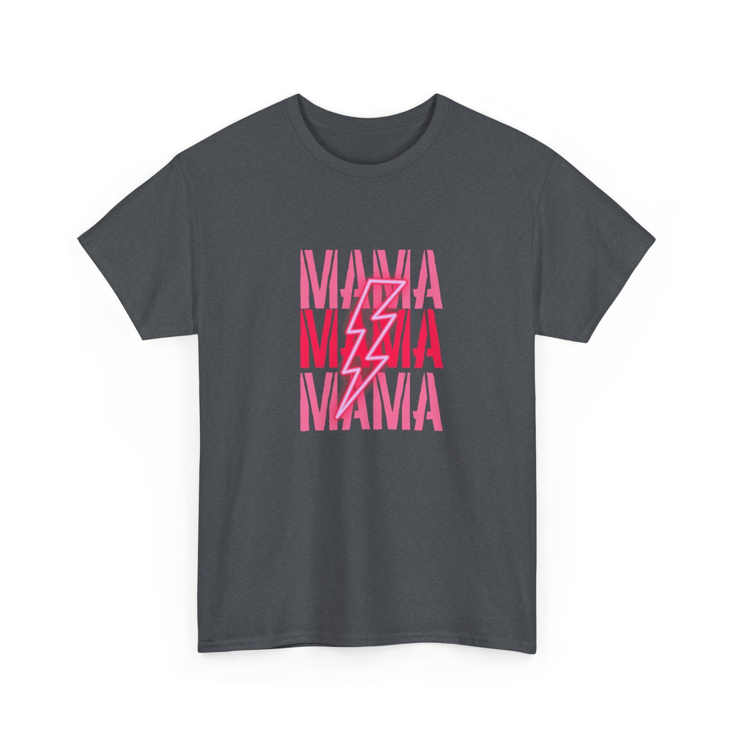 MAMA Lighting Bolt Unisex Heavy Cotton Tee