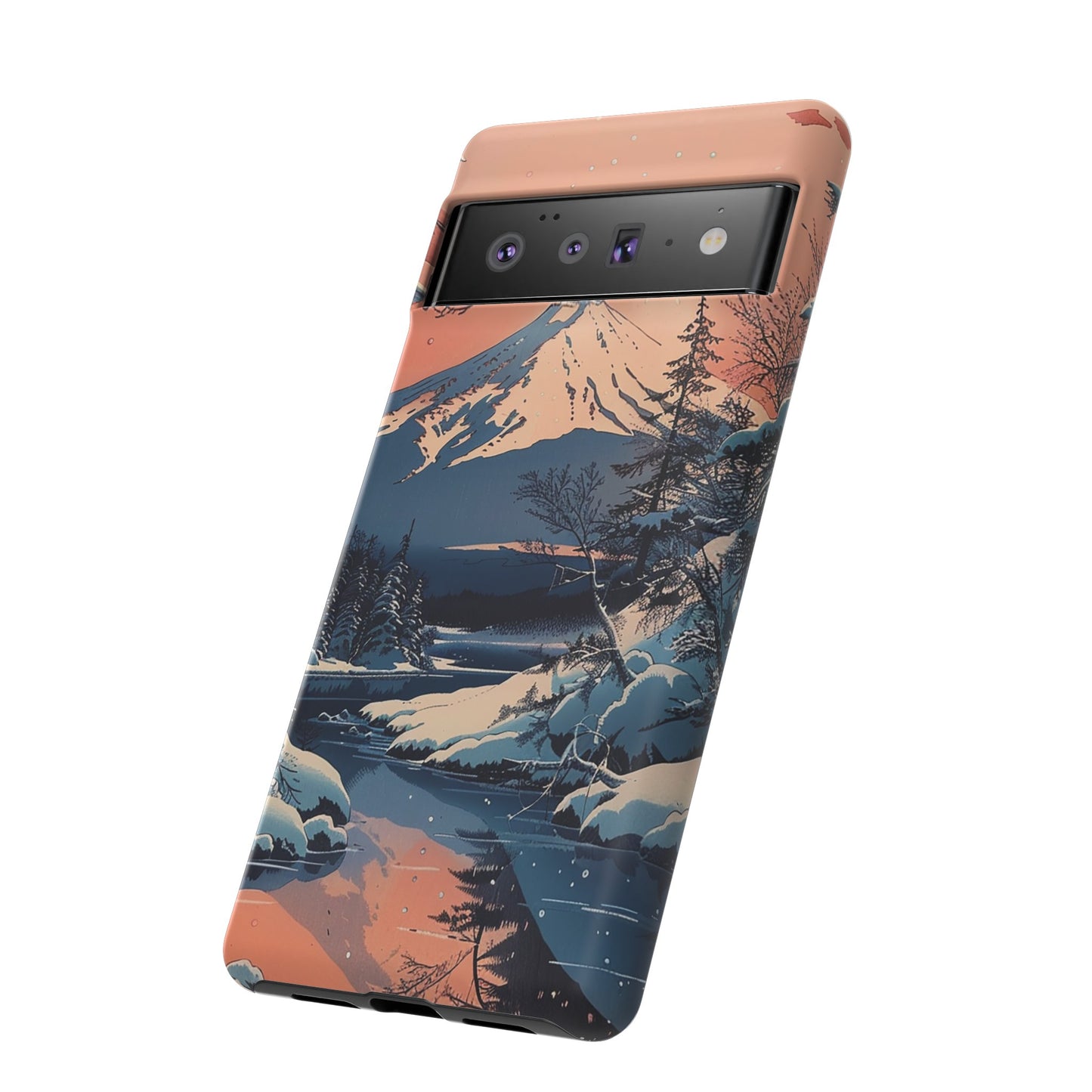 Snow Covered Mountain Tough Phone Case