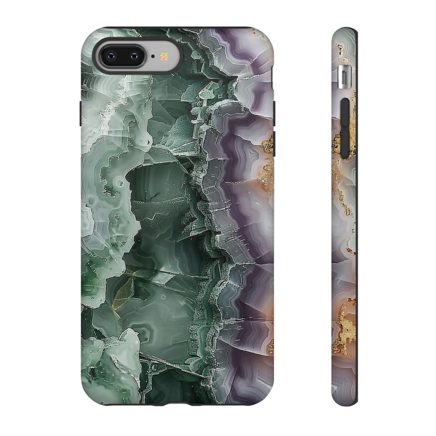 Emerald and Amethyst Tough Phone Case