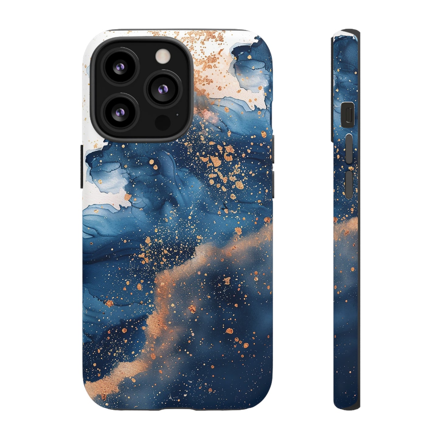 Blue Watercolors Tough Phone Case