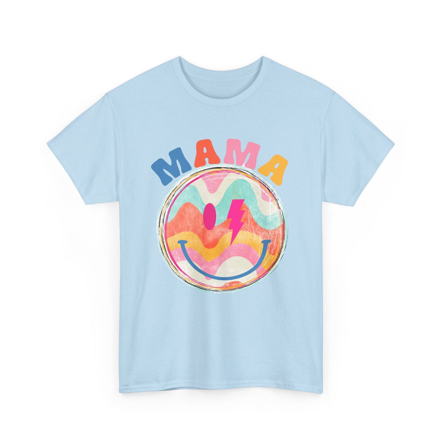 Retro 70's MAMA Smiley Face Unisex Tee